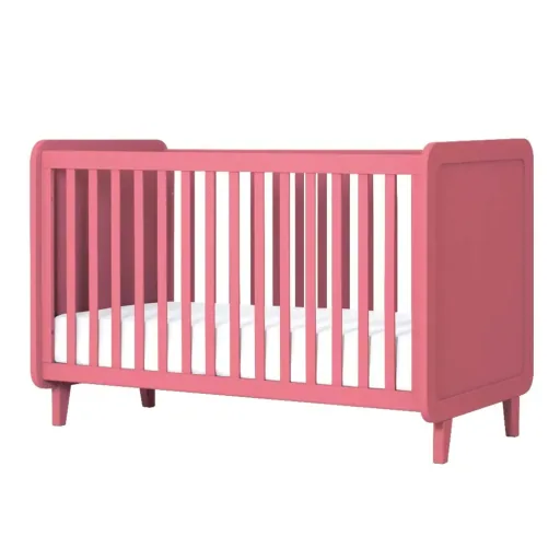 Laurette baby bed 70 x 140 cm Accroche Coeur, Color: gray green