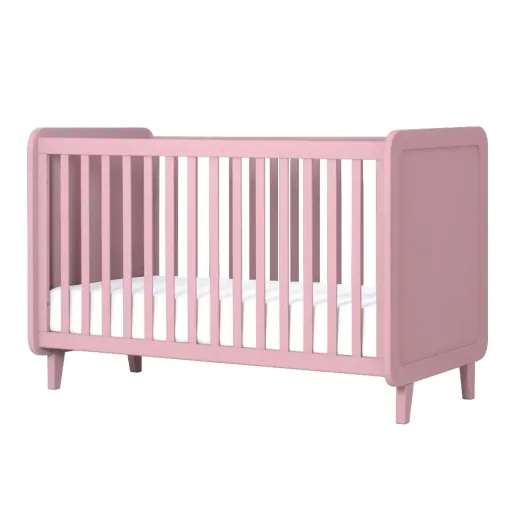 Laurette baby bed 70 x 140 cm Accroche Coeur, Color: gray green