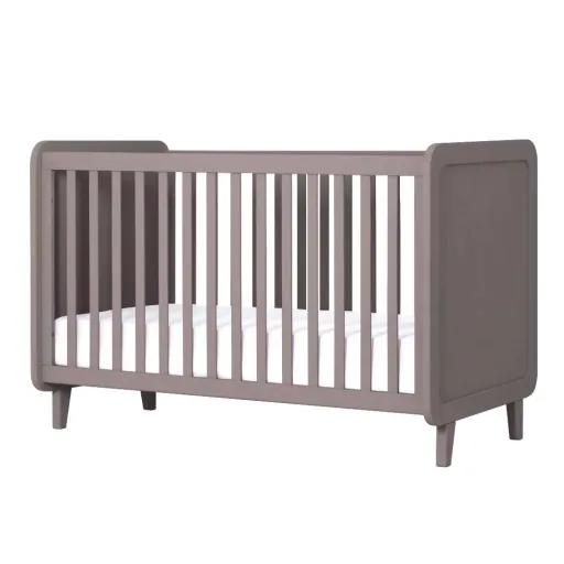 Laurette baby bed 70 x 140 cm Accroche Coeur, Color: gray green