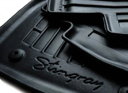 Car Floor Mats, 3D Rubber, for Renault Megane IV (from 2015) Hatchback, Polyurethane, Exact Fit