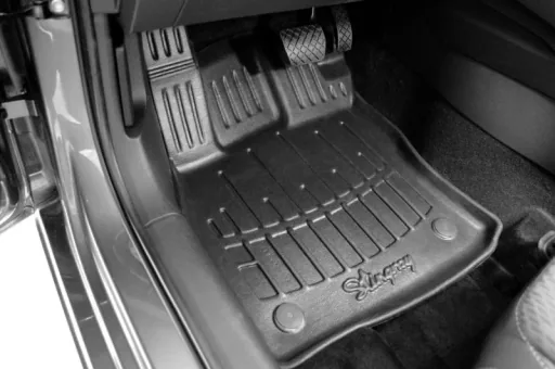 Car Floor Mats, 3D Rubber, for Renault Megane IV (from 2015) Hatchback, Polyurethane, Exact Fit