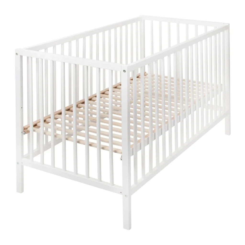 Quax baby bed - Lina 120 x 60 cm, Color: White beech