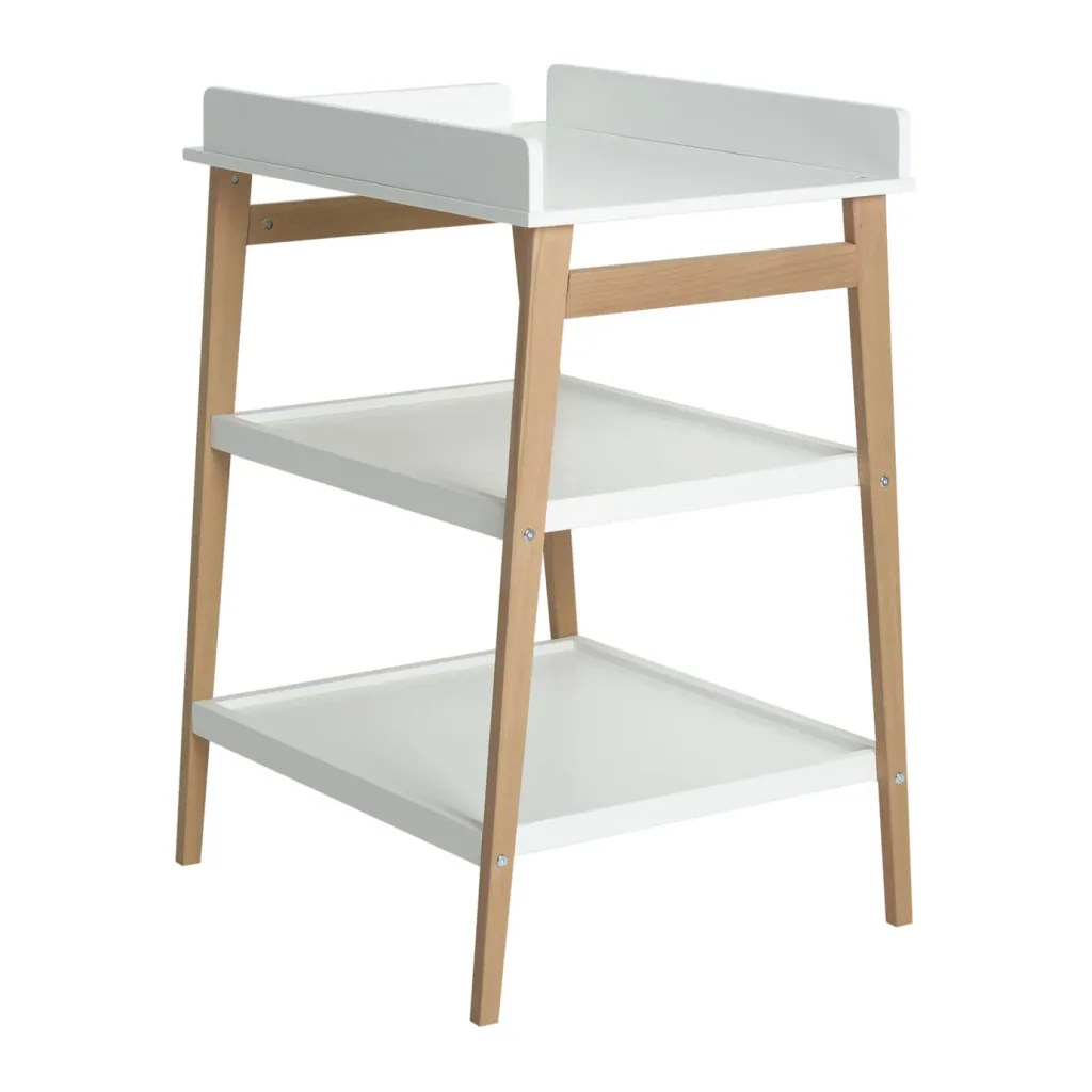 Quax changing table - hip, Color: White Naturel