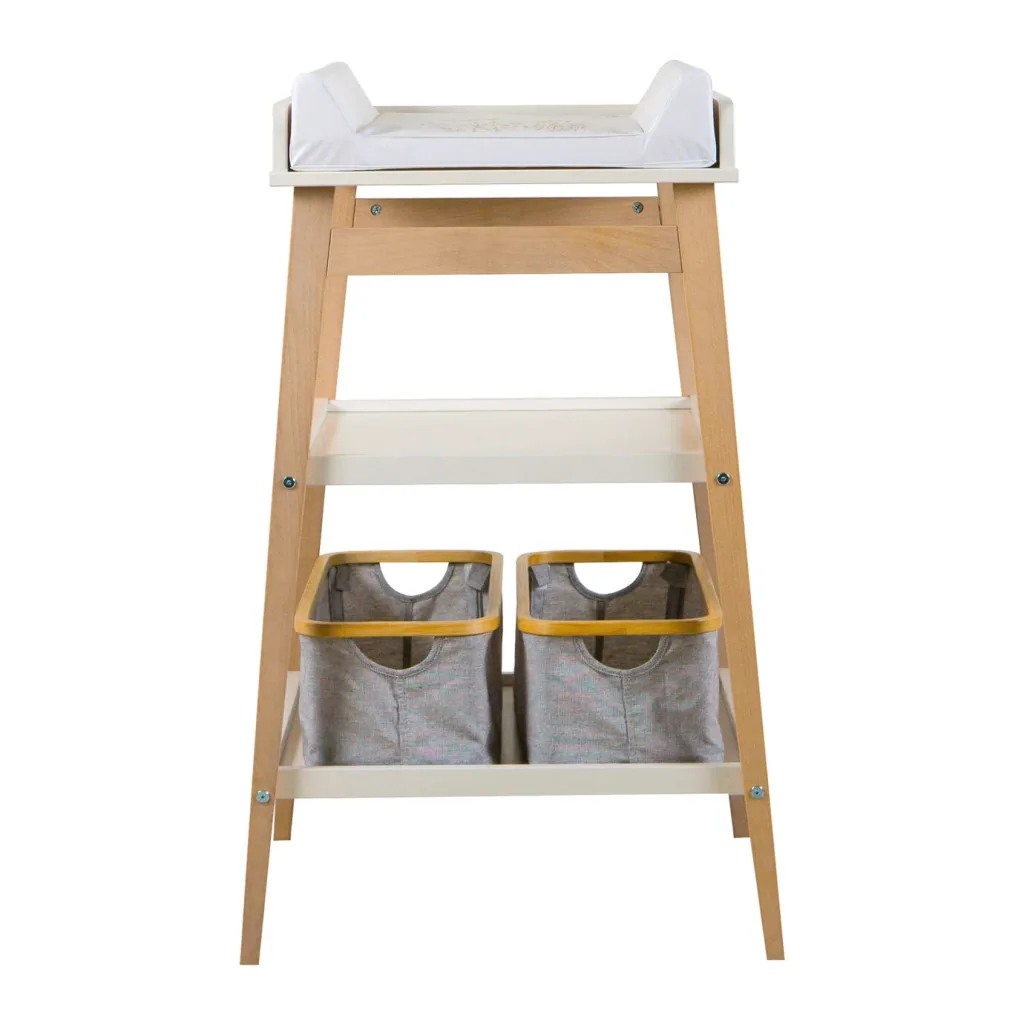 Quax changing table - hip, Color: Clay Naturel