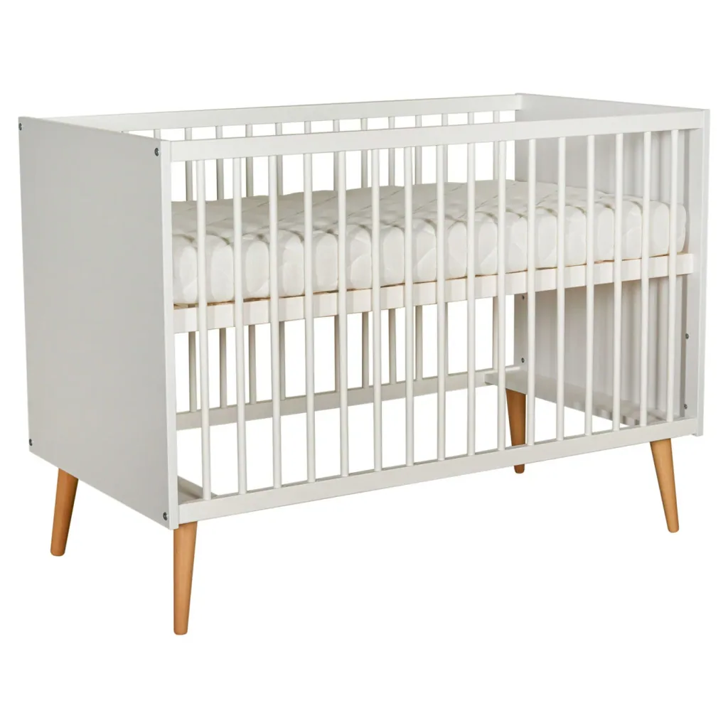 Quax baby bed - Coccon, 120 x 60 cm, Color: Ice white