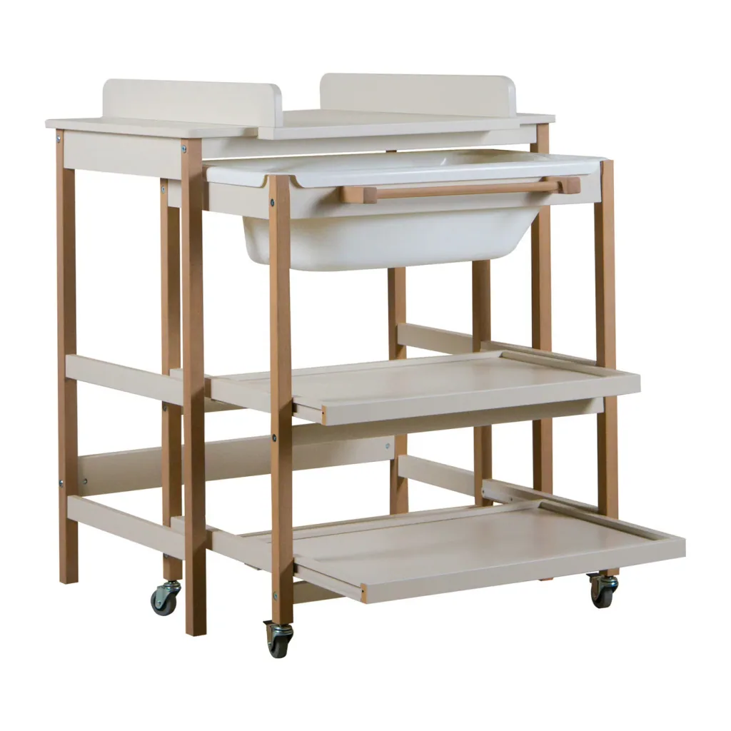Quax bathroom furniture, changing table - smart, Color: Clay Naturel