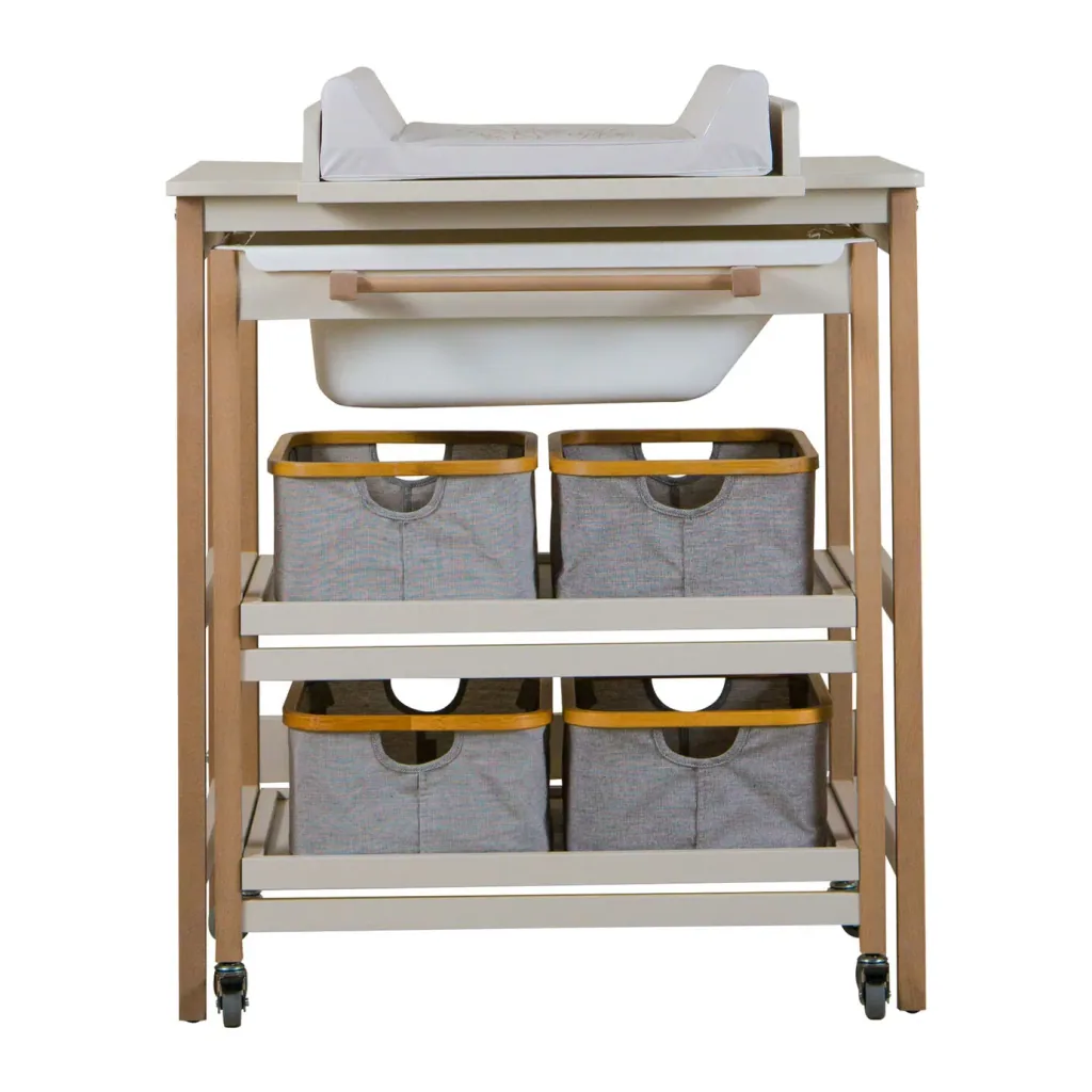 Quax bathroom furniture, changing table - smart, Color: Clay Naturel