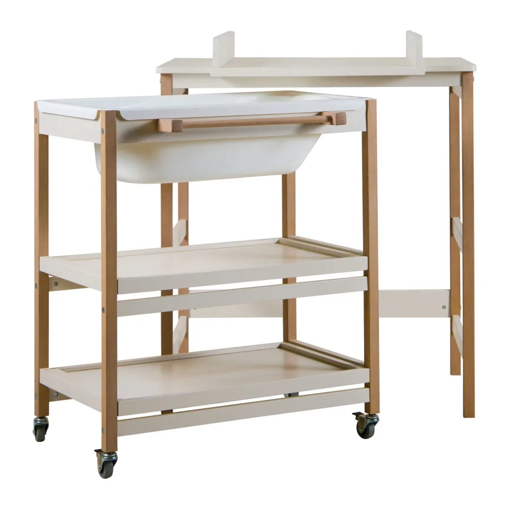 Quax bathroom furniture, changing table - smart, Color: Clay Naturel