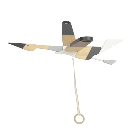 Quax mobile seagull wood painted