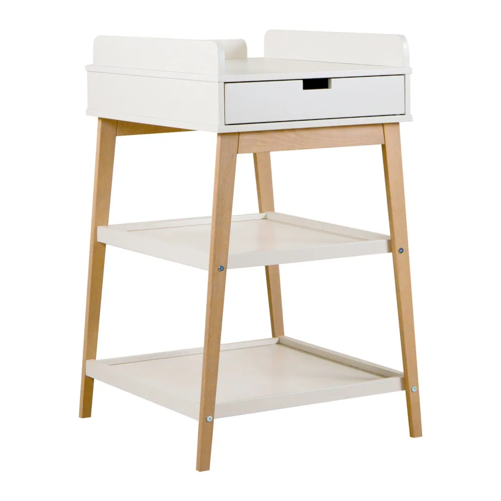 Quax changing table - hip with drawer, Color: Clay Naturel