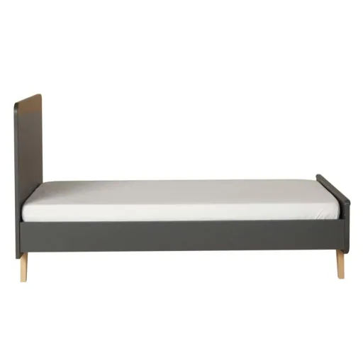 Quax loft baby bed renovable anthracite 70 x 140