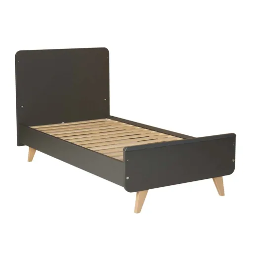 Quax loft baby bed renovable anthracite 70 x 140