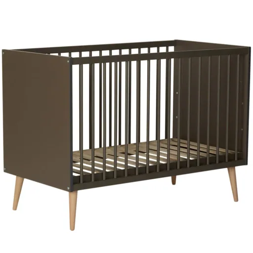 Quax Cocoon baby bed moss brown 60 x 120