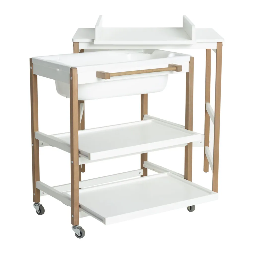 Quax bathroom furniture, changing table - smart, Color: White Naturel