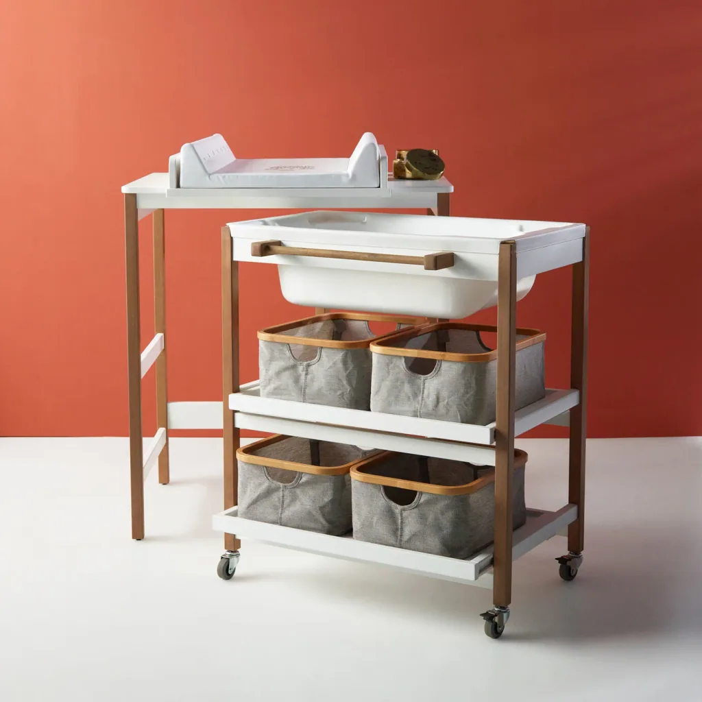 Quax bathroom furniture, changing table - smart, Color: White Naturel