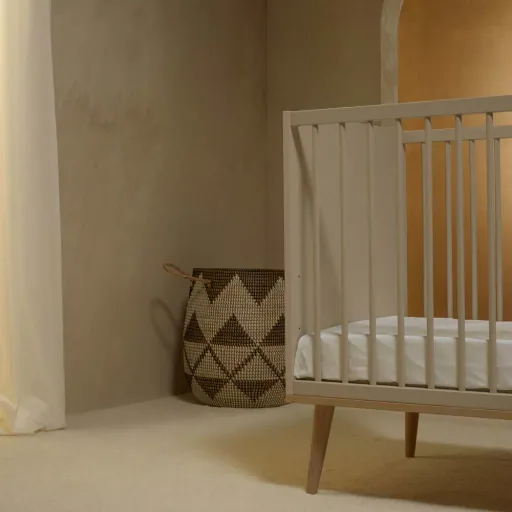 Quax Flow baby bed convertable Clay 70 x 140