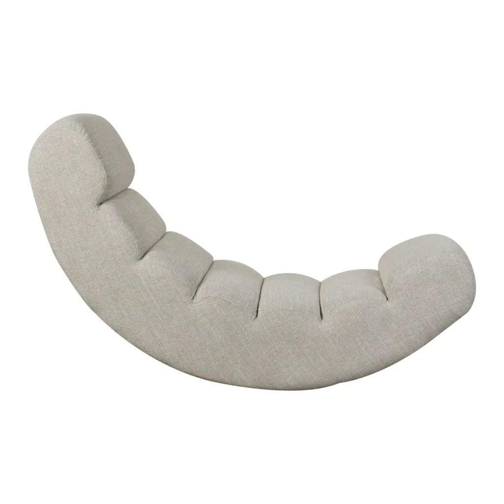 Quax rocking chair - Banana, Clay