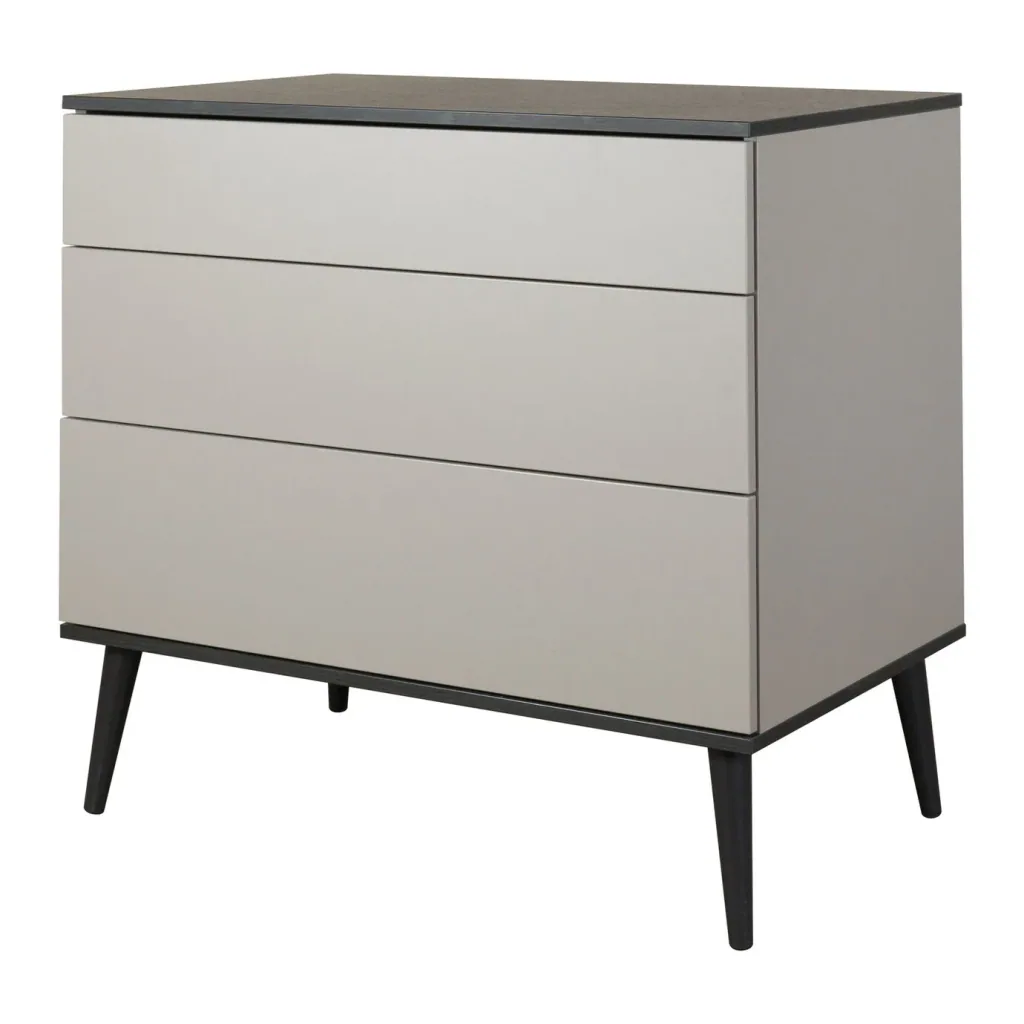 Quax Chest of drawers - Flow, 3 drawers, stone