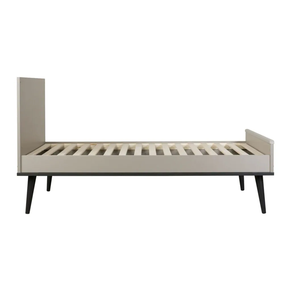 Quax baby bed - flow 140 x 70 cm stone