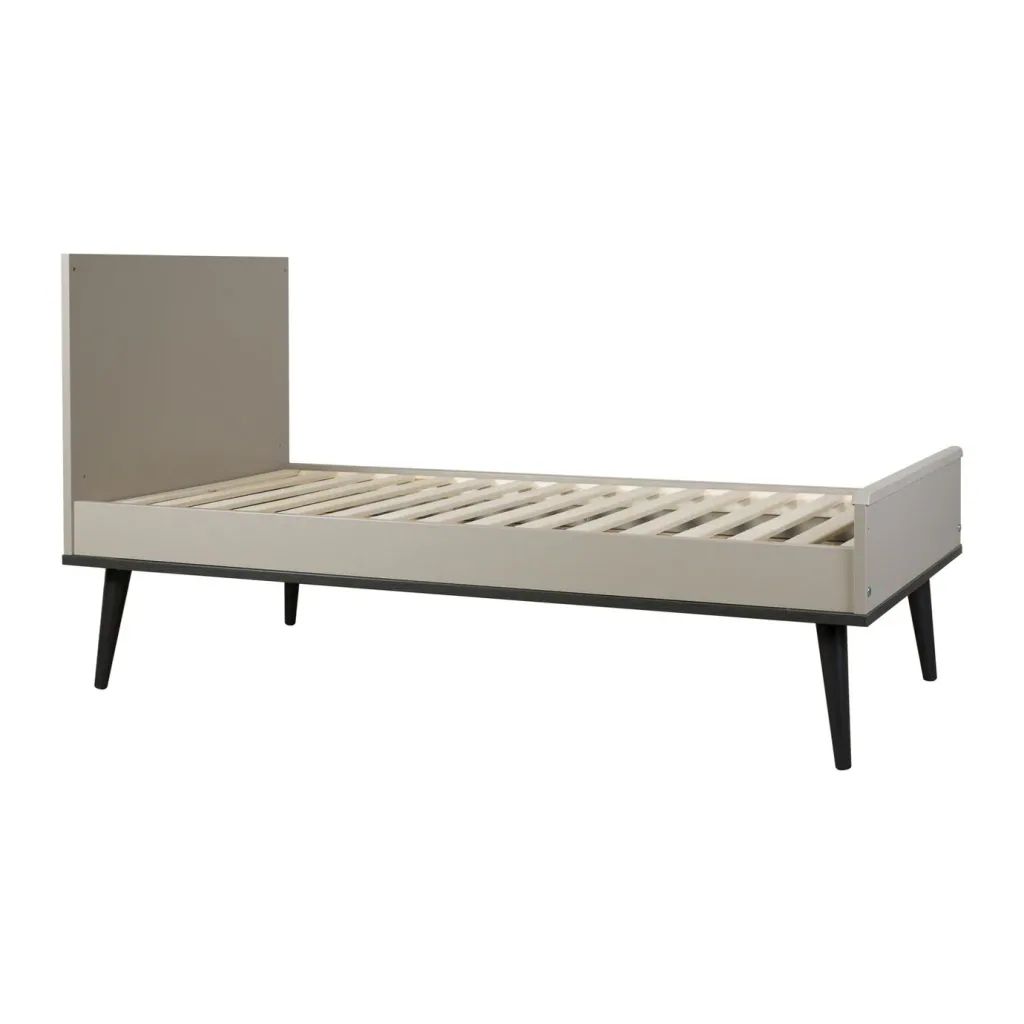 Quax baby bed - flow 140 x 70 cm stone