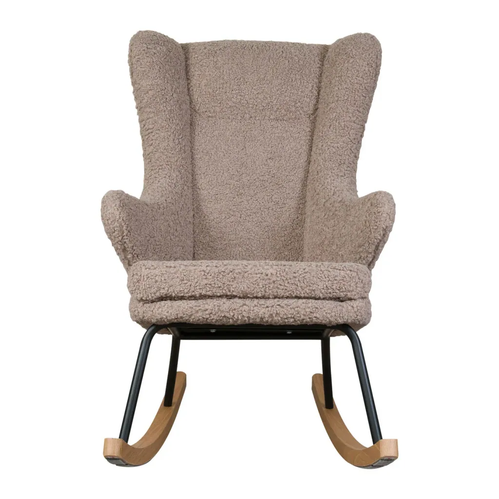 Quax rocking chair, armchair for breastfeeding - de luxe, Color: Stone