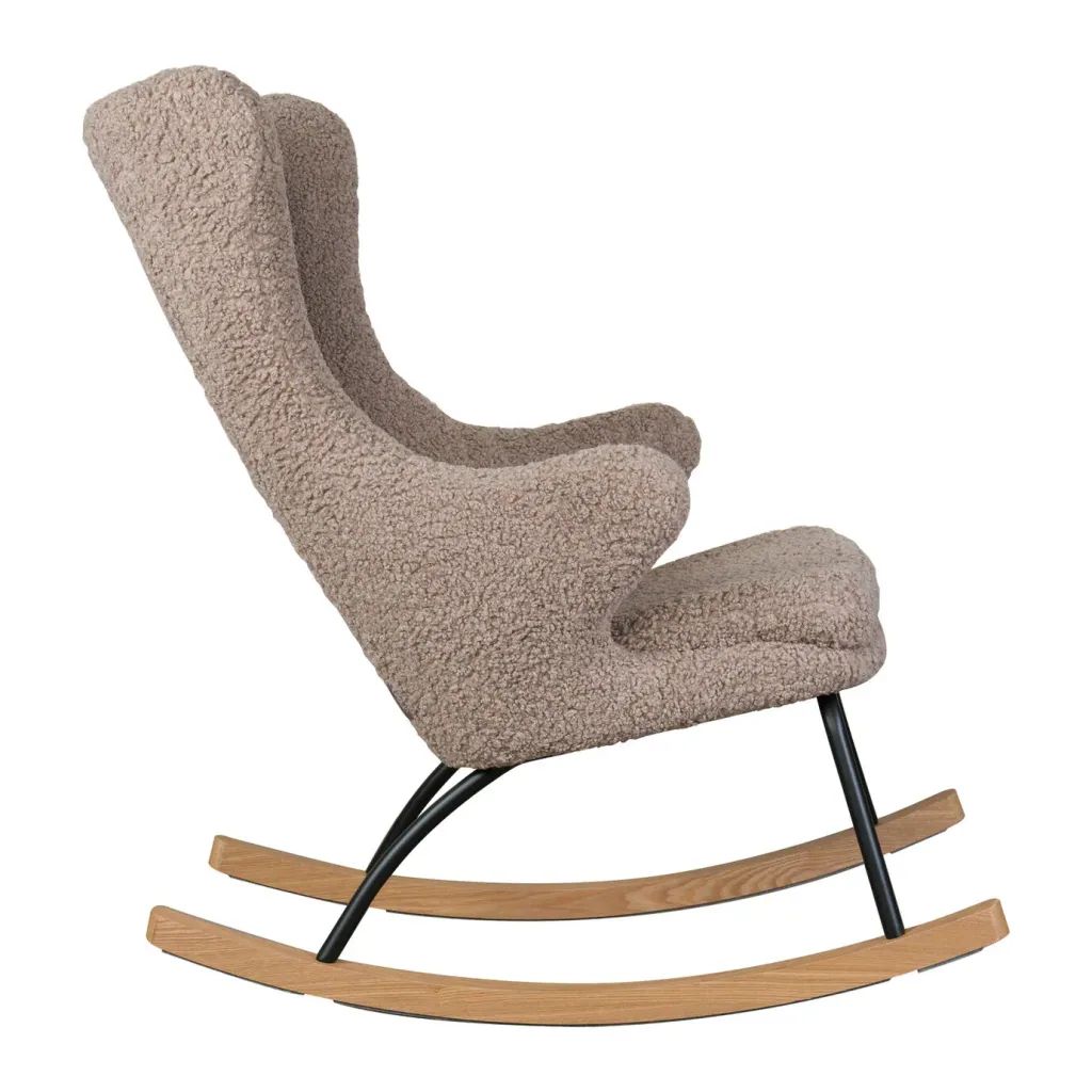 Quax rocking chair, armchair for breastfeeding - de luxe, Color: Stone