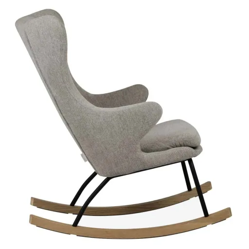 Quax rocking chair /Stillstuhl de Luxe Sandgrau