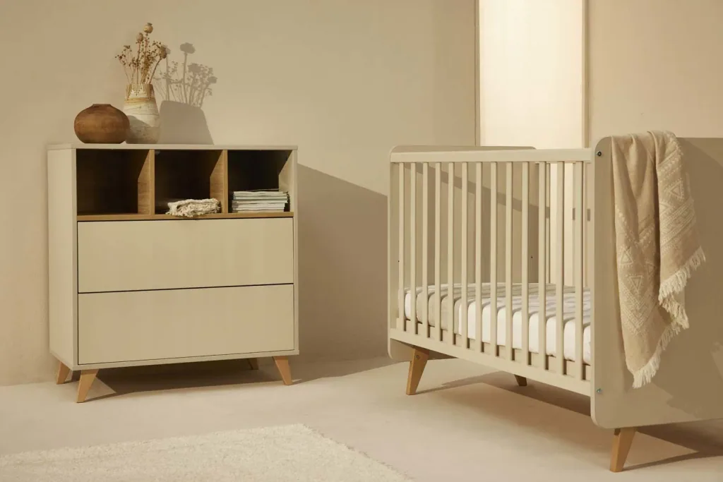 Quax loft baby bed clay 60 x 120