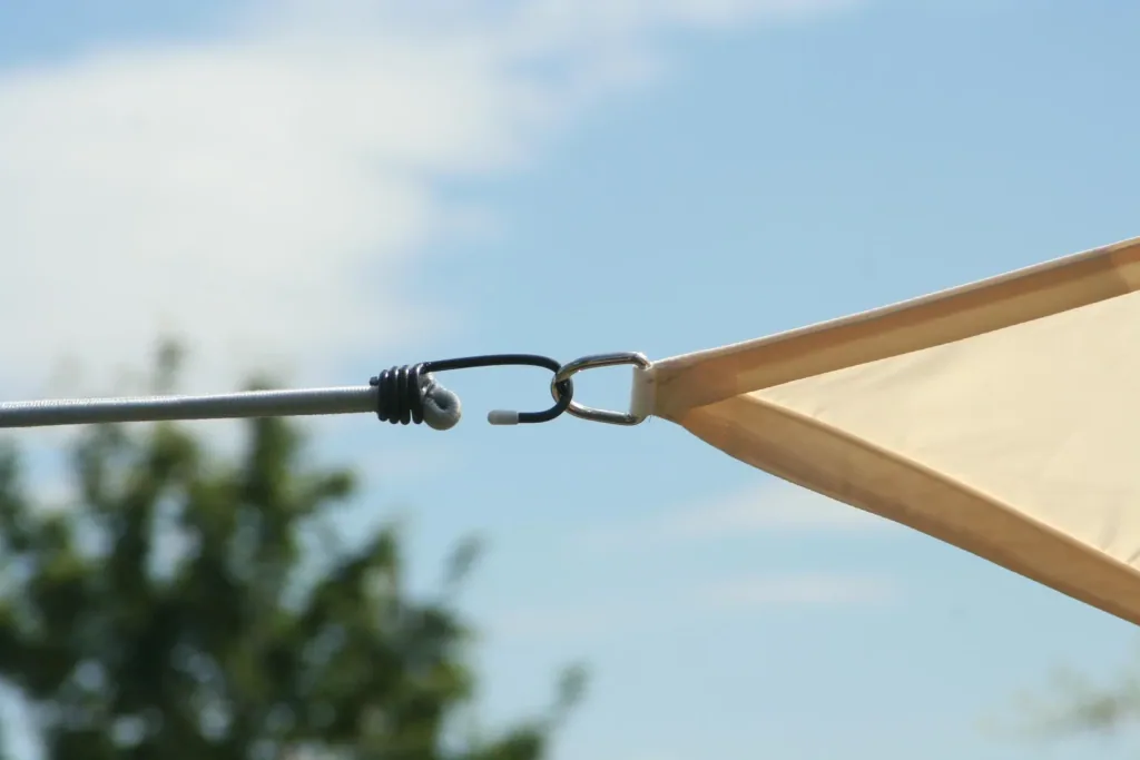 Square sun sail water-repellent ivory 250 x 300cm