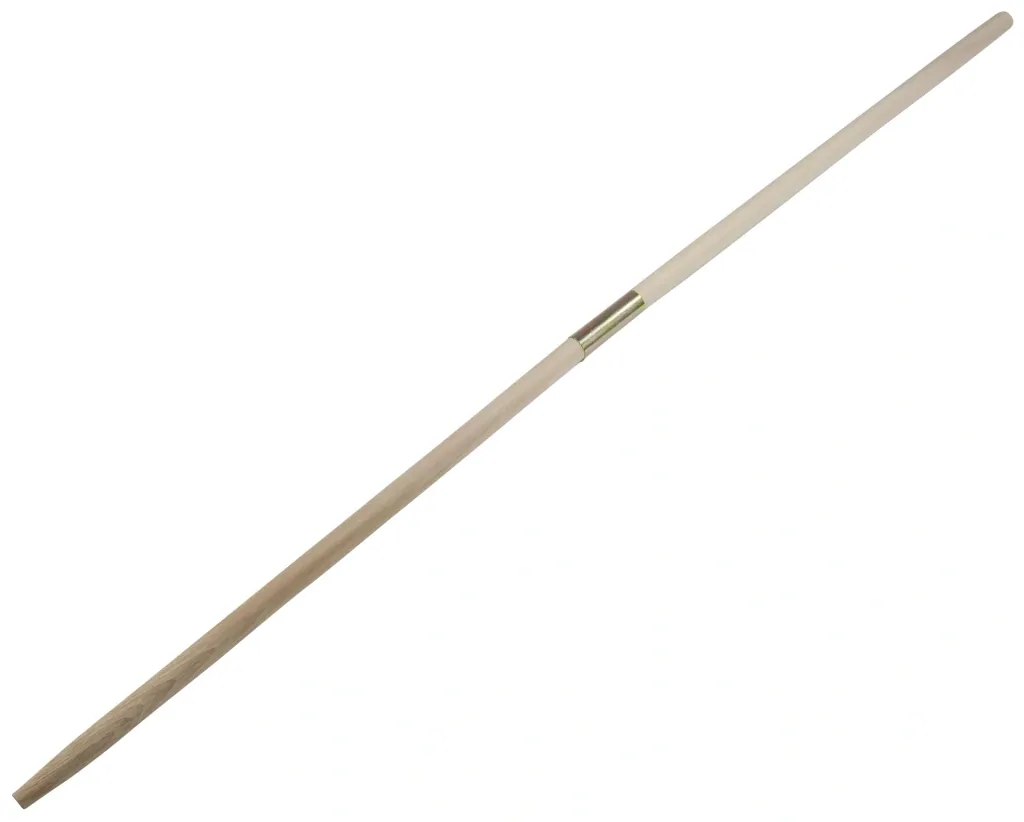 Tool handle beech, 1600 x 28 mm, straight with cone, divisible