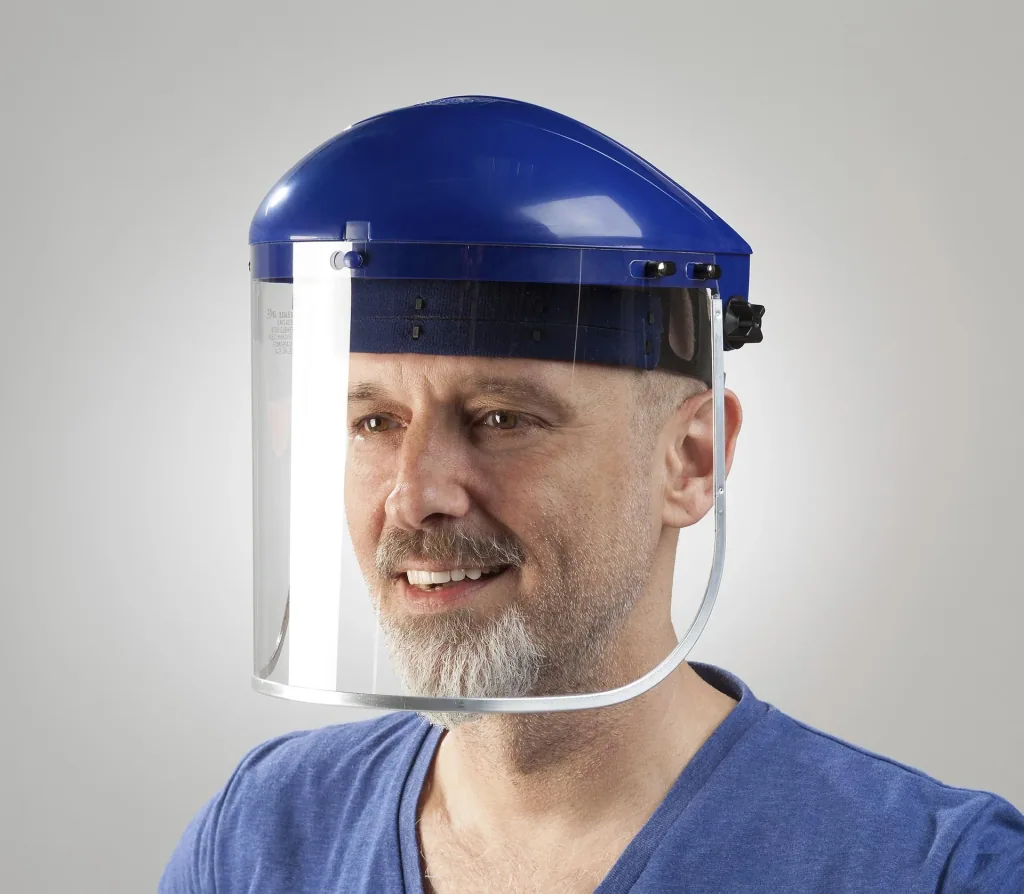 Face shield - occupational safety