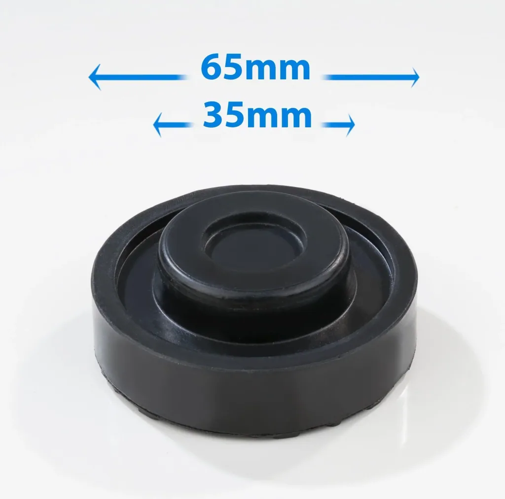 Westfalia rubber pad for car jack and lifting platform