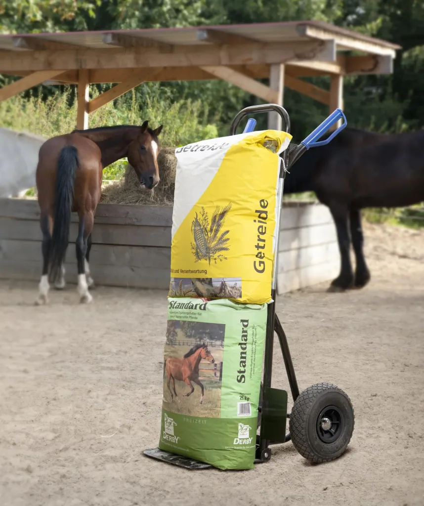Compact, foldable sack barrow with a load capacity of 200 kg