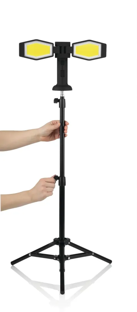 LED spotlight universal with tripod