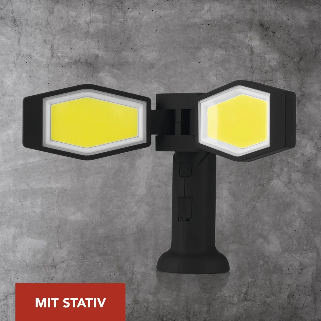 LED spotlight universal with tripod