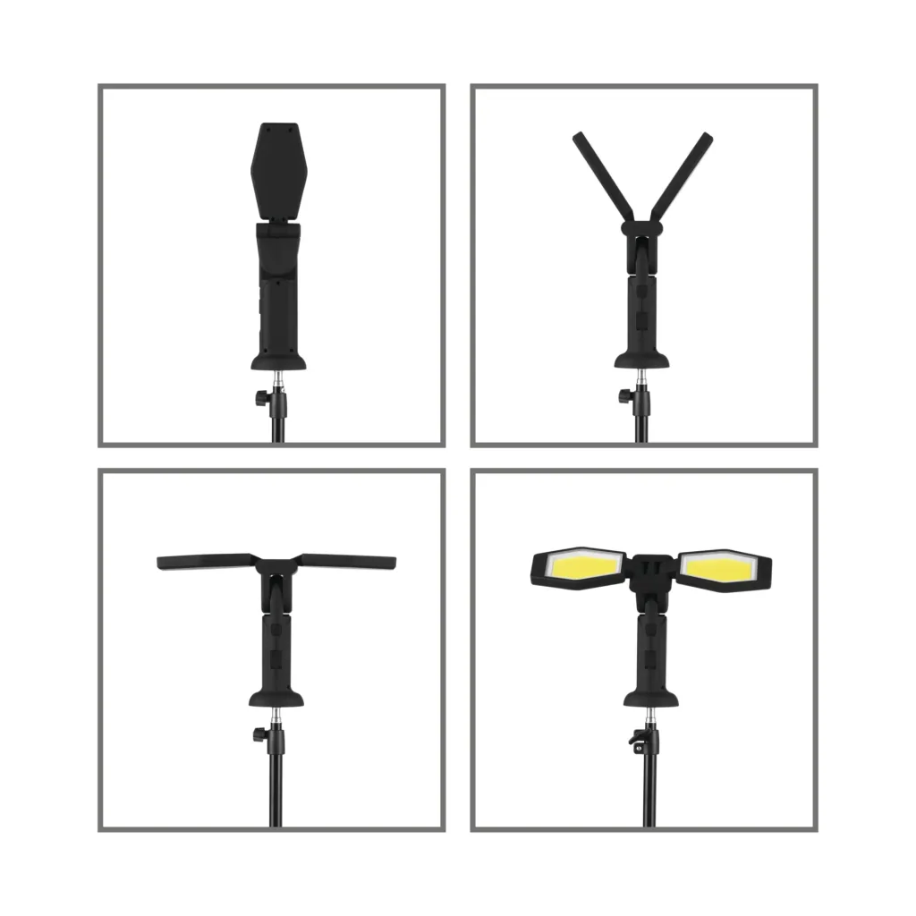 LED spotlight universal with tripod