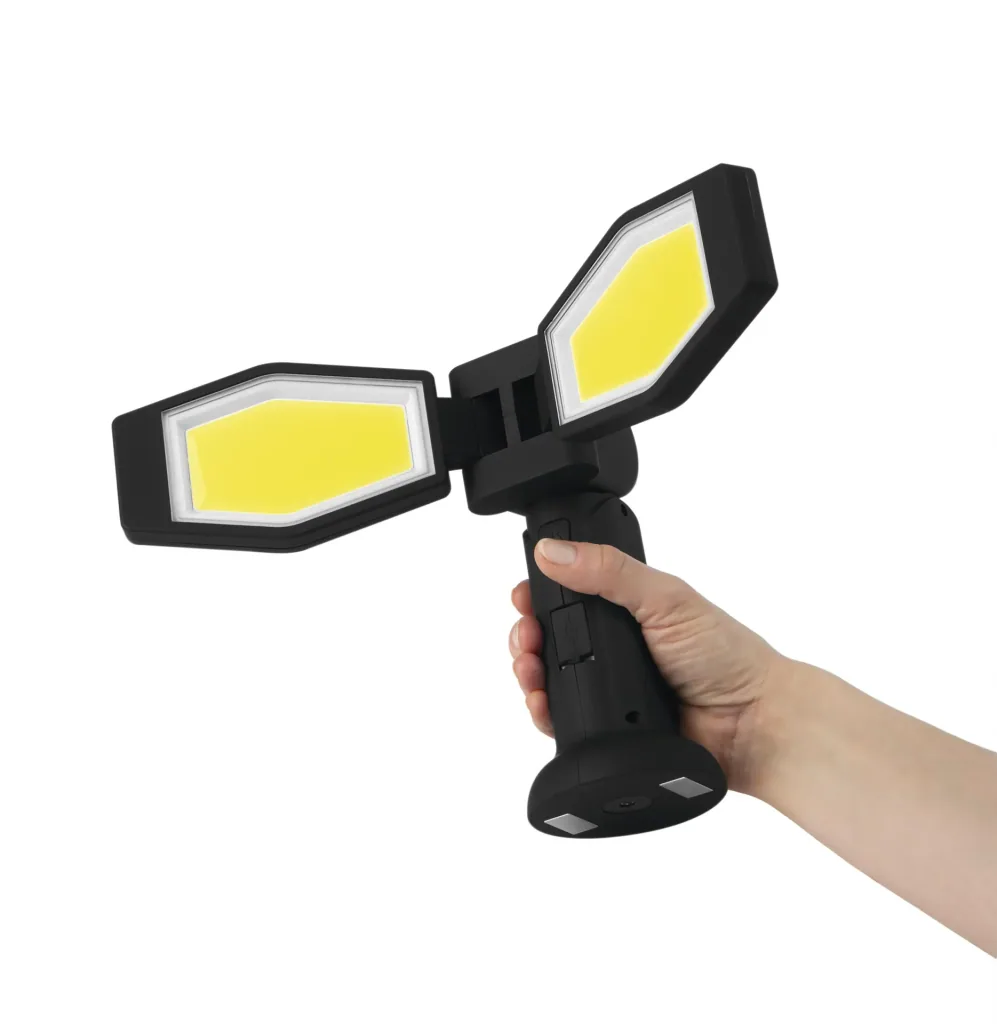 LED spotlight universal with tripod