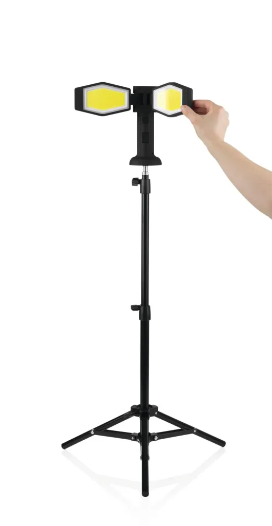 LED spotlight universal with tripod