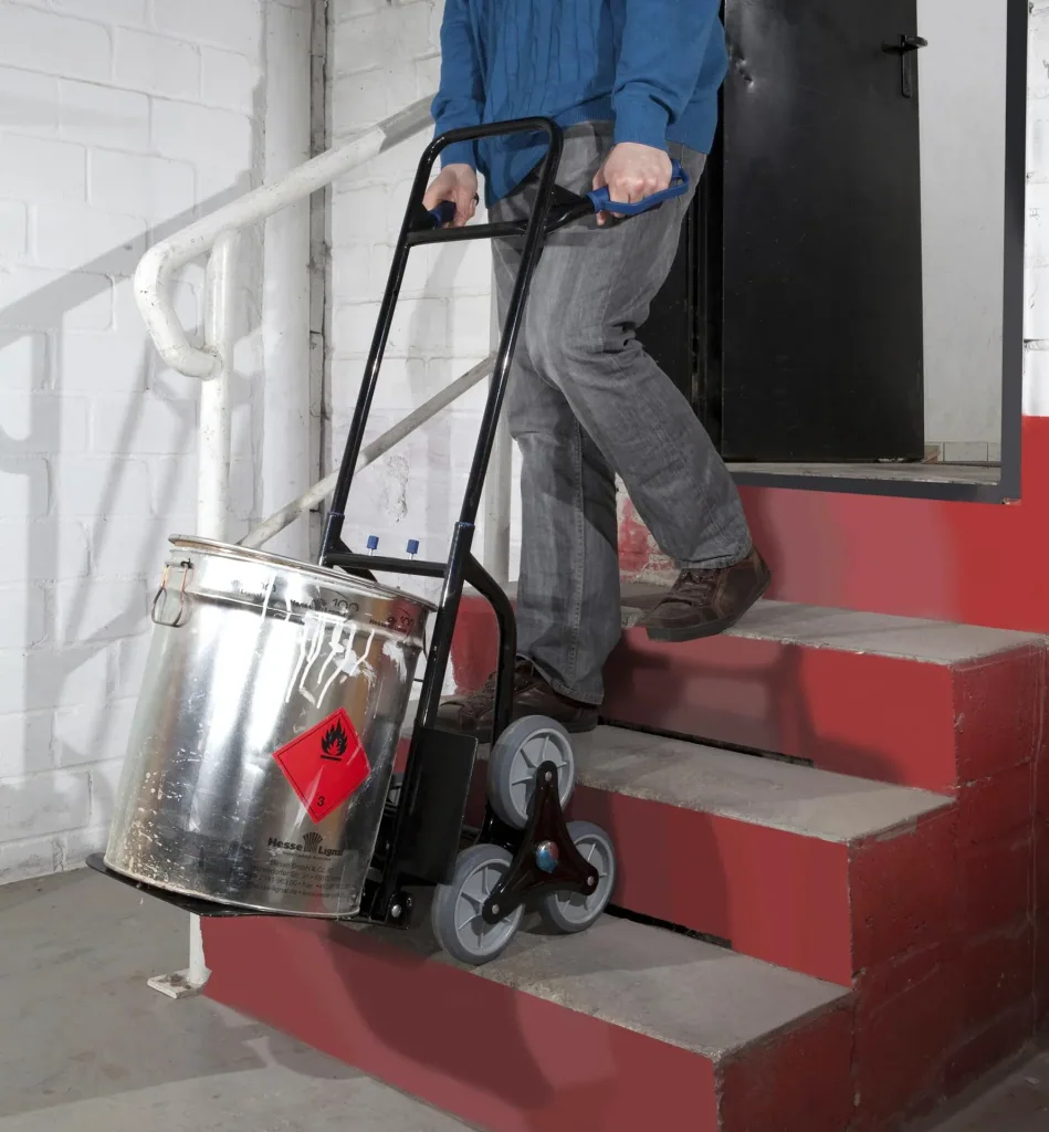 Folding stair sack barrow, 120 kg load capacity