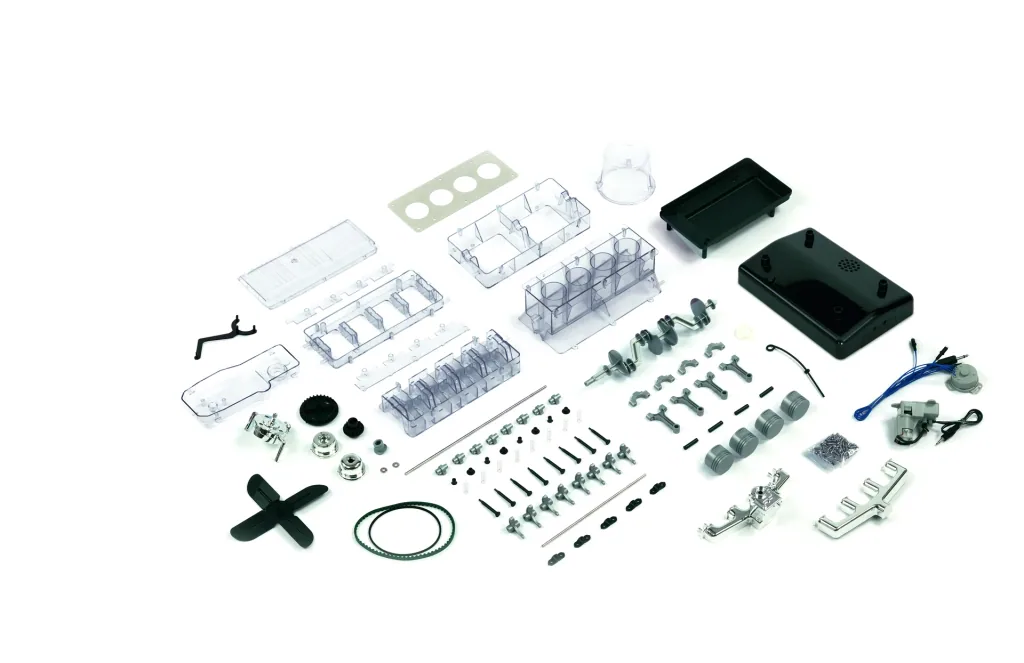 The large technology kit 4-cylinder engine