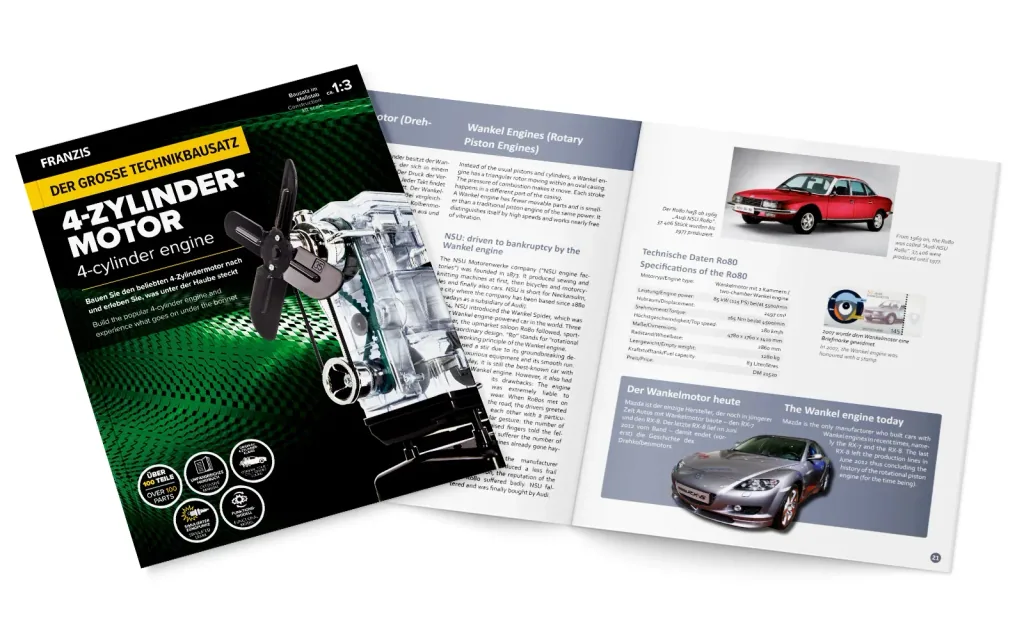 The large technology kit 4-cylinder engine
