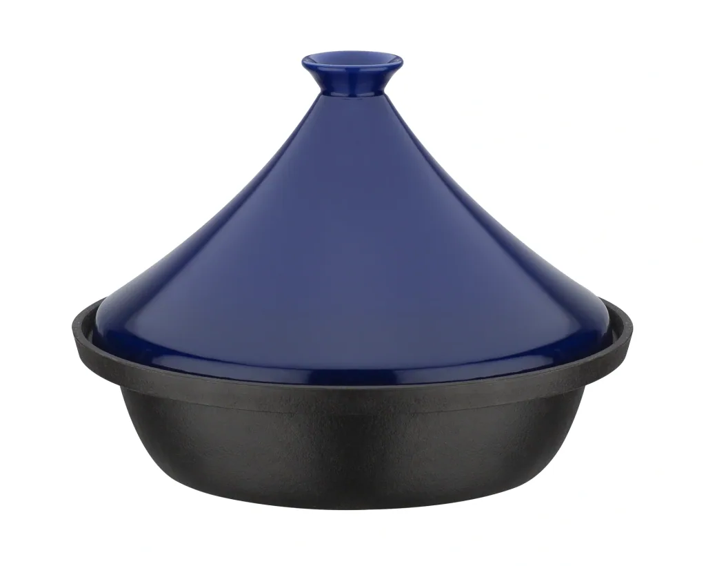 Tajine 2-color, blue - oriental pan with lid