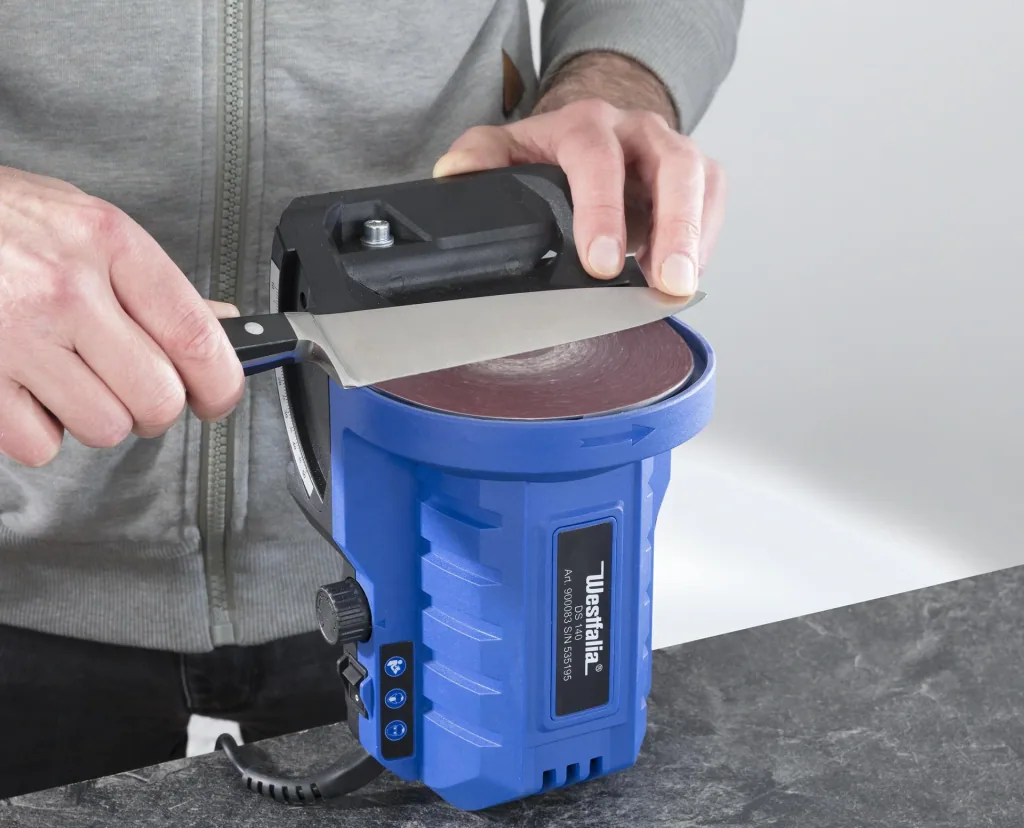 Disc sander with miter angle, 140 watts