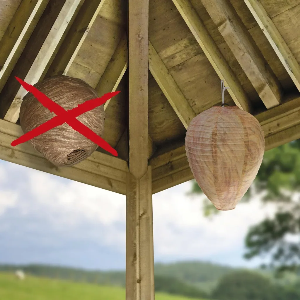Wasp nest decoy set of 2