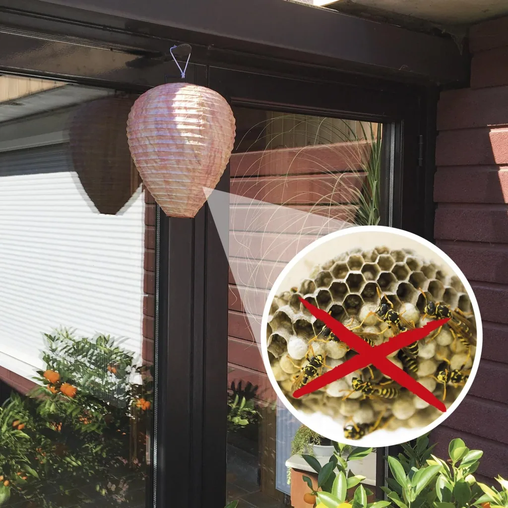 Wasp nest decoy set of 2