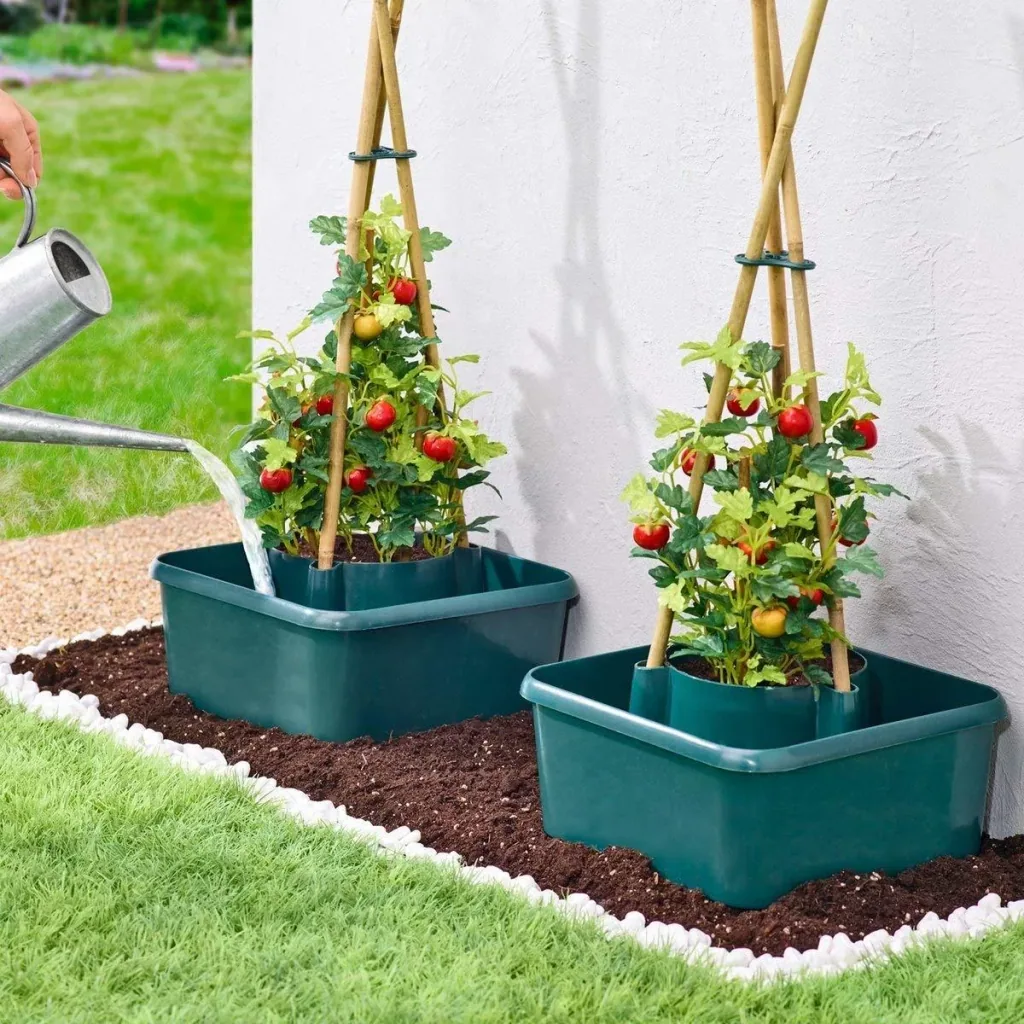 Planter with water reservoir