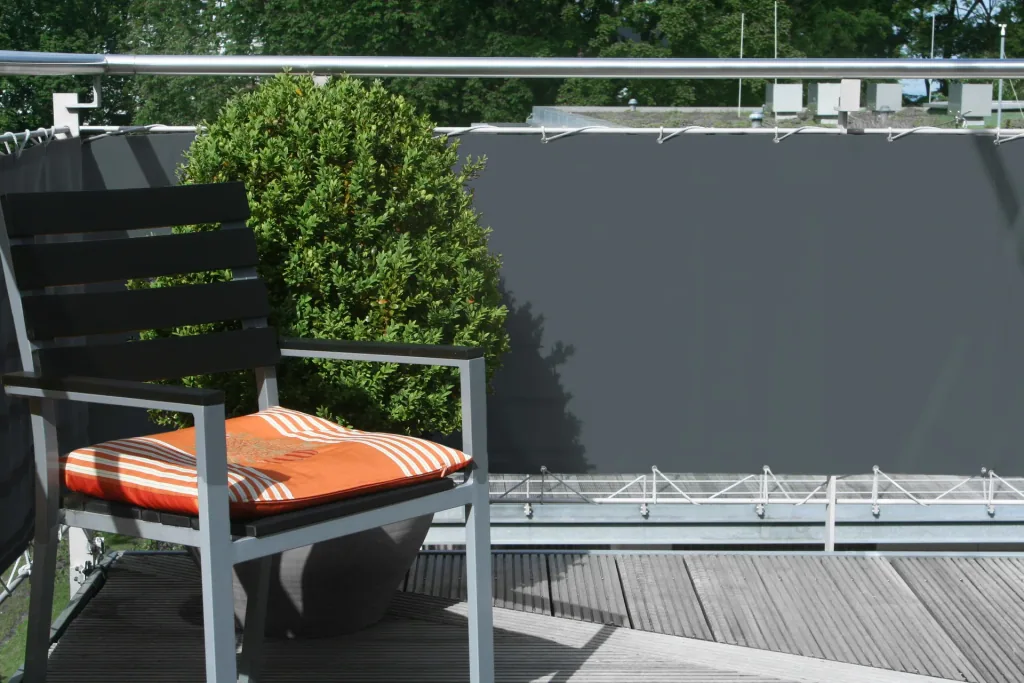 Balcony cladding, anthracite, 90 x 300 cm