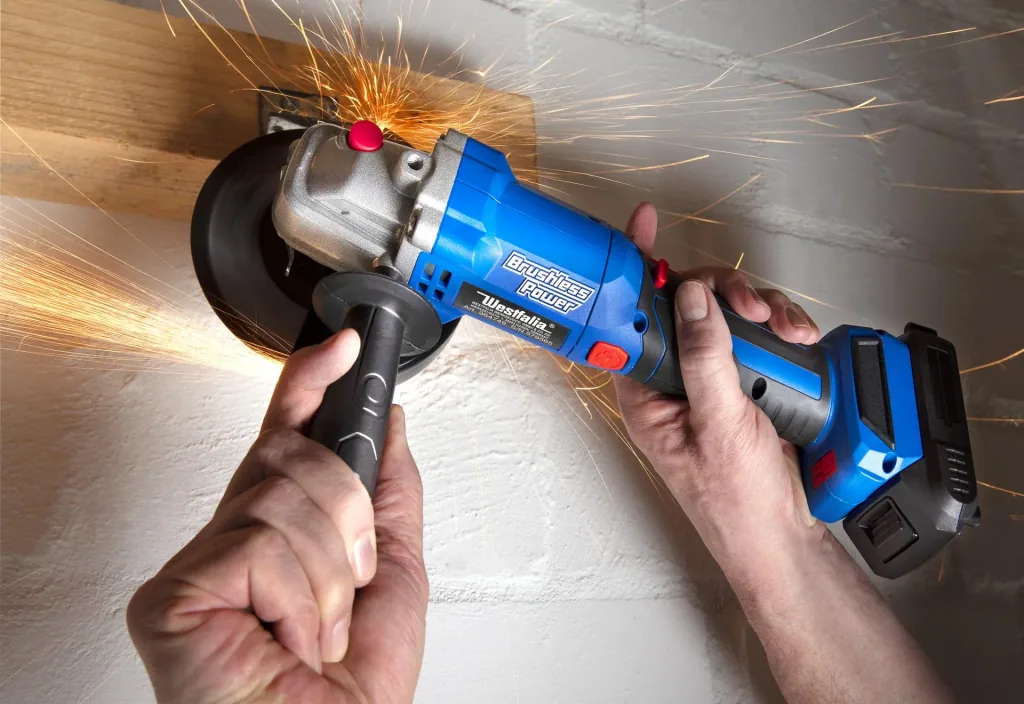 18V angle grinder BL 125 mm WWSBL 125 (Battery and charger are not included)