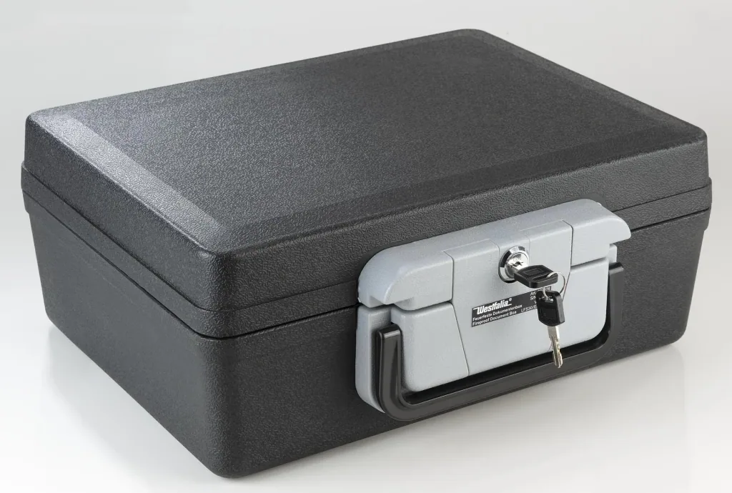 Fireproof document box