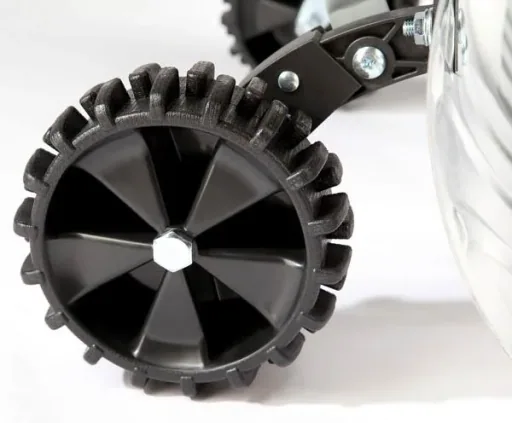 Roll snow shovel